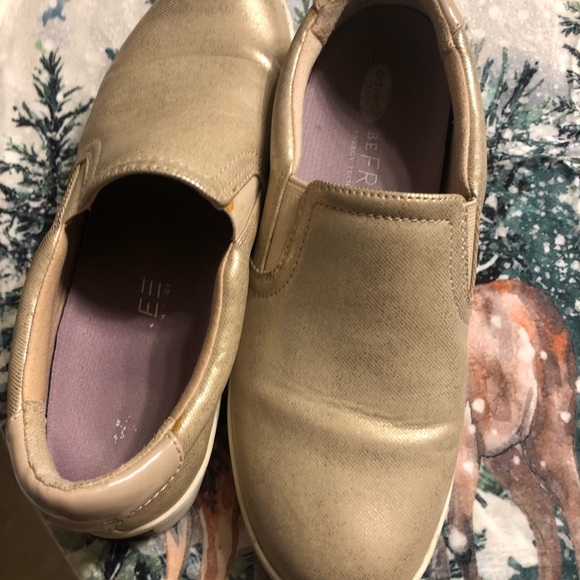 Dr. Scholl gold slip on sneakers￼♥️ - Picture 2 of 7